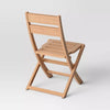 Ferron Wood Outdoor Portable Sport Chair Natural