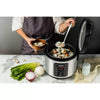 Digital Multicooker & Rice Cooker - Stainless Steel: 5 Settings, Automatic Keep Warm, Nonstick