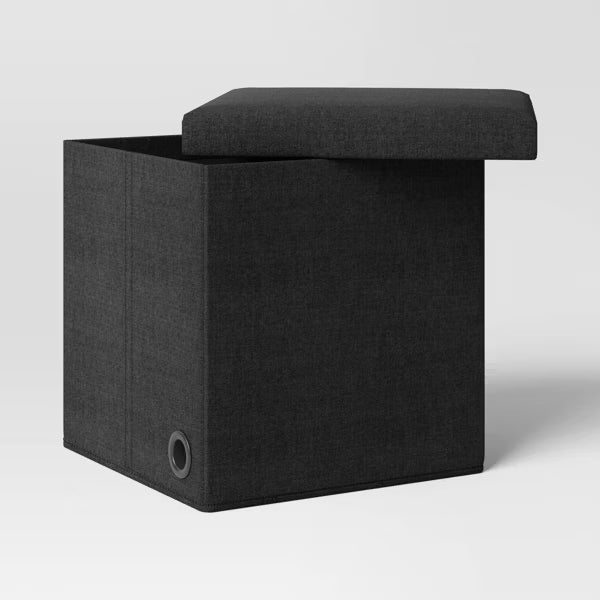 Collapsible Single Storage Ottoman