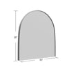 Arched Metal Framed Wall Mirror Bathroom Vanity Mirror