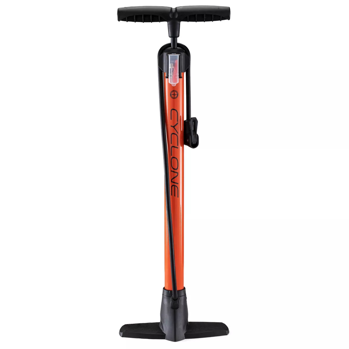 Cyclone Tire Floor Pump - Orange