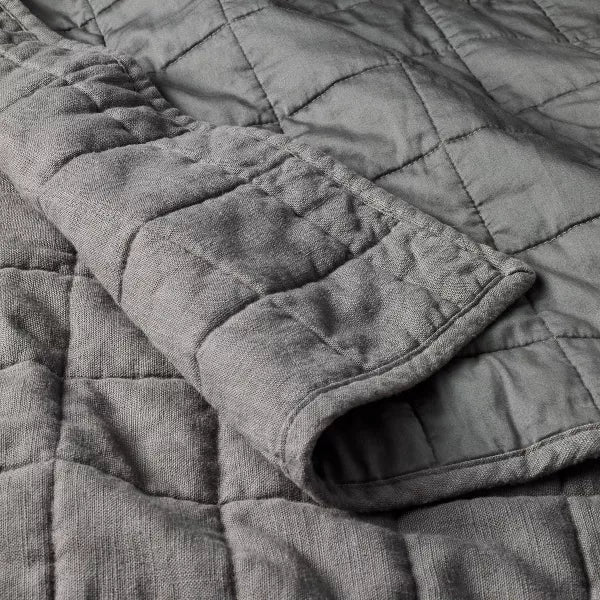 Heavyweight Linen Blend Quilt King