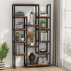 6-Tier Bookshelf, Industrial Book Display Rack