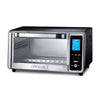 Digital 4-Slice Toaster Oven Air Fryer with 11 Cooking Functions Stainless Steel Gray: Dishwasher-Safe Parts