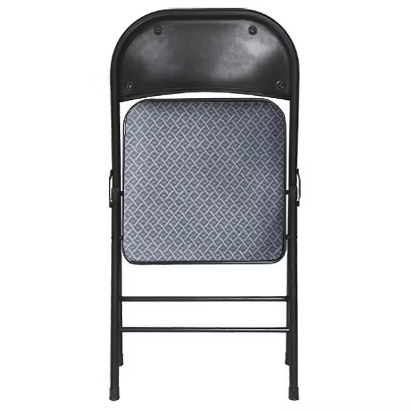 Fabric Padded Folding Chair Black, final cut