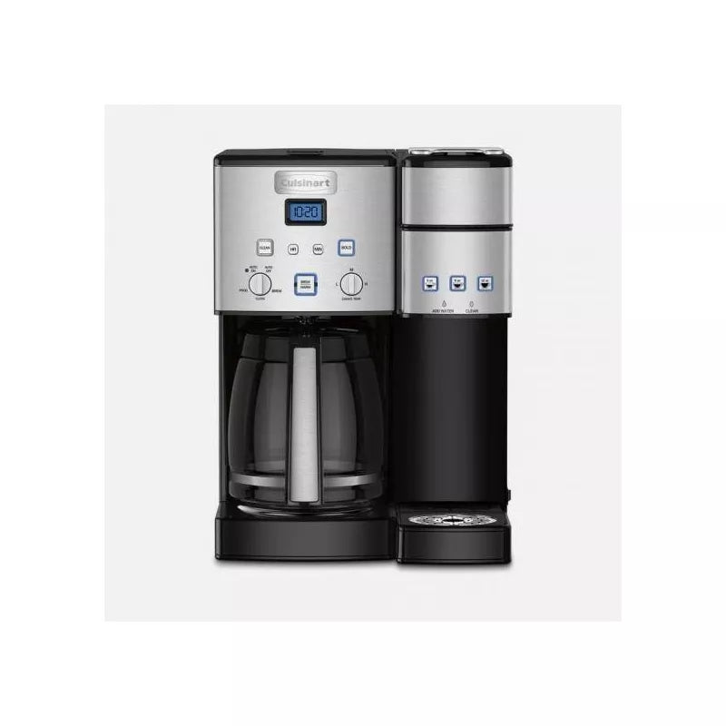 Coffee Center 12 Cup Coffeemaker and Single-Serve Brewer Stainless Steel