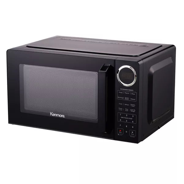 Microwave - Black: Countertop, Child Lock, 6 Programs, Compact Size