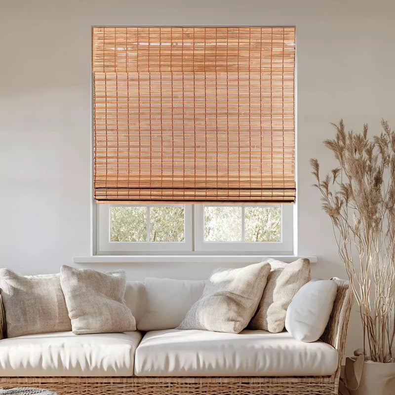 Light Filtering Bamboo Roman Shade