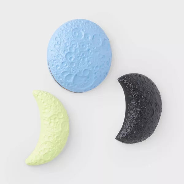 3pc Resin Moon Kids' Wall Decor Set