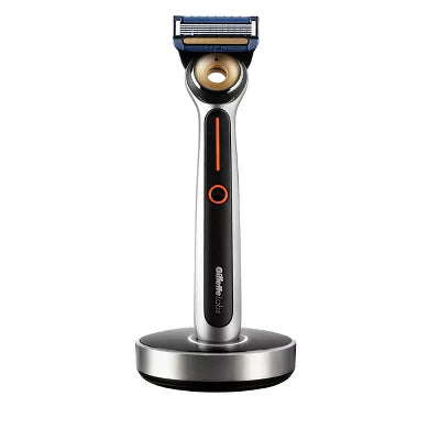 Labs Heated Razor with 2 Razor Blade Refills & Charging Dock Starter Kit - 4ct