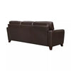 Bergen Genuine Leather Square Arm Sofa - Armen Living
