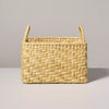 Rectangular Woven Storage Basket SHOWROOM ITEM