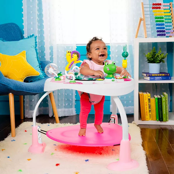Bounce Baby 2-in-1 Activity Jumper Learning Toy - Playful Palms