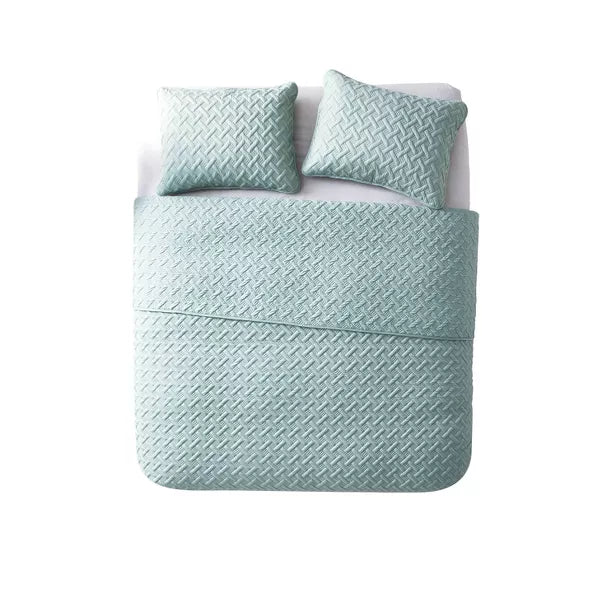 Nina Embossed Quilt Set King