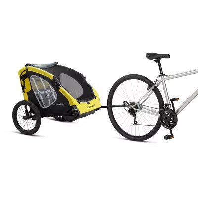 Prescott Bike Trailer - Yellow/Black