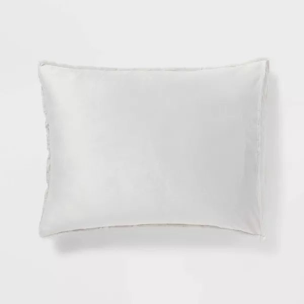 3pc Luxe Faux Fur Comforter and Sham Set Full/Queen