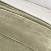 Cozy Solid Plush with Shearling Reverse Bed Blanket - Full/Queen
