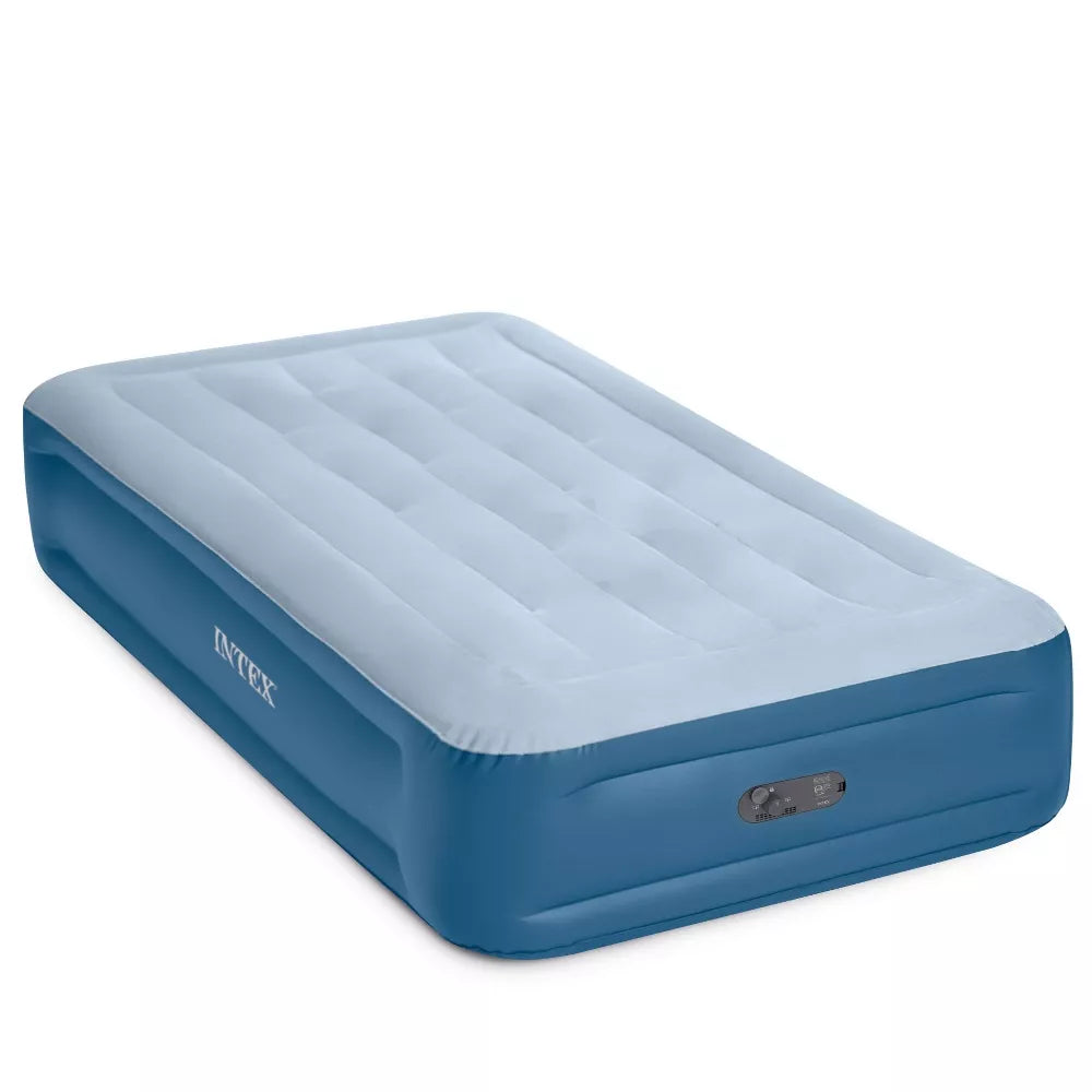 Mid Rise Hexbeam Electric Pump Twin Air Mattress - Dark Blue – Salvage ...