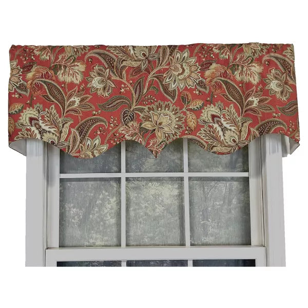 Valdosta Cotton Floral Swag Window Valance