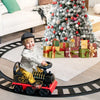 6V Electric Kids Ride On Train Motorized Train Toy w/ Track & 6 Wheels