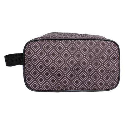 3pc Softside Checked Luggage Set - Gray Geo