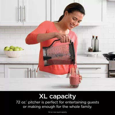Professional Blender : Smoothie & Ice Crusher, 6-Blade Tech, 3 Speeds