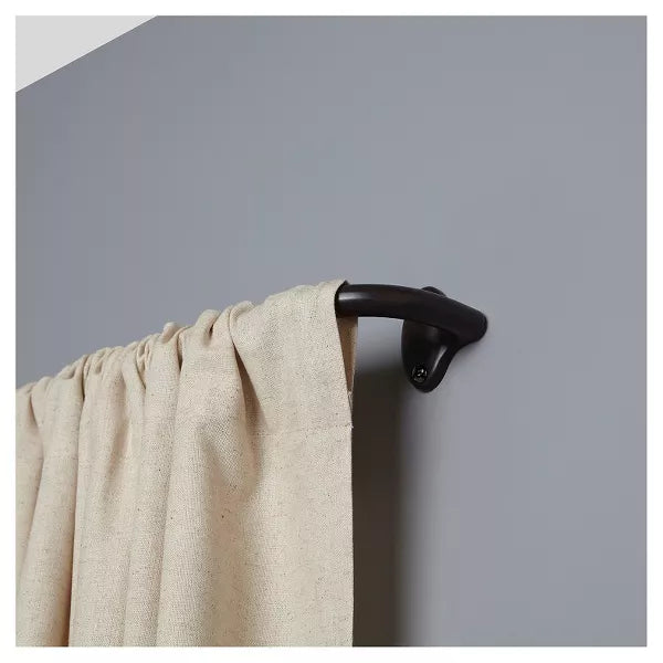 Room Darkening Curtain Rod - Darjeeling Bronze