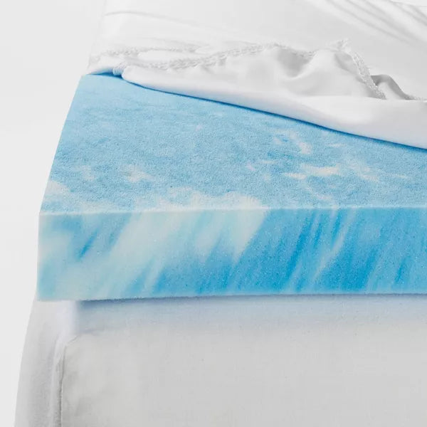 Cool Touch Memory Foam Mattress Topper Twin