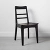 2pk Wood Ladder Back Dining Chair Set