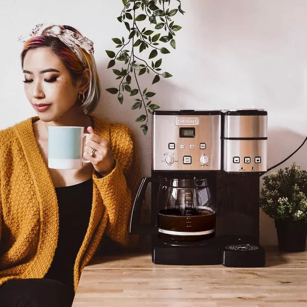 Coffee Center 12 Cup Coffeemaker and Single-Serve Brewer -  Best Combo Coffee Maker, LCD Display