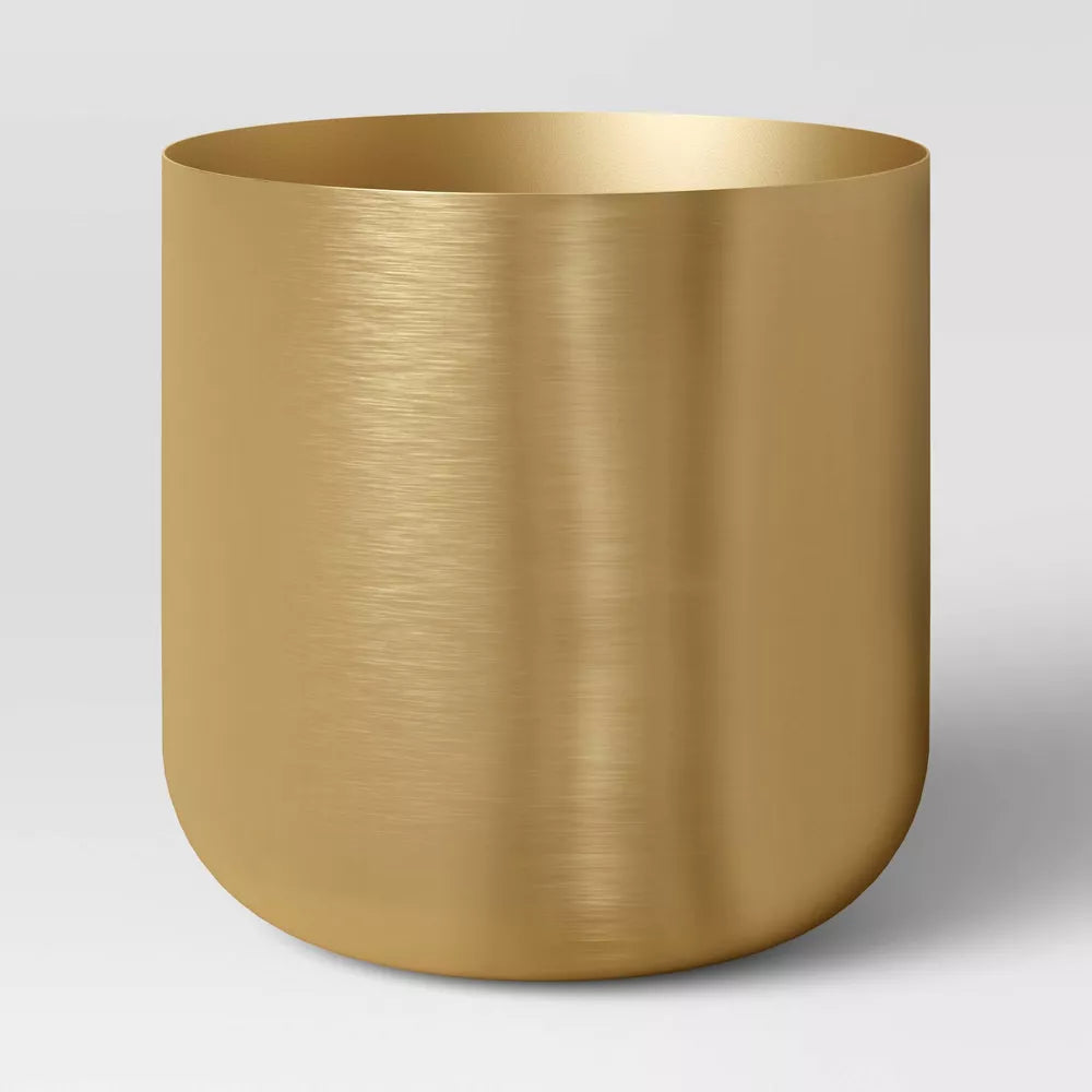 Medium Brass Planter, Indoor Use, final cut