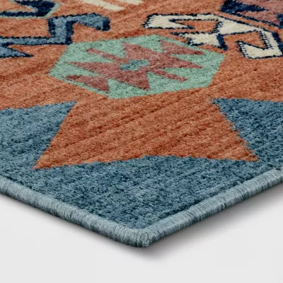 Buttercup Diamond Vintage Persian Woven Rug - 28"x84"