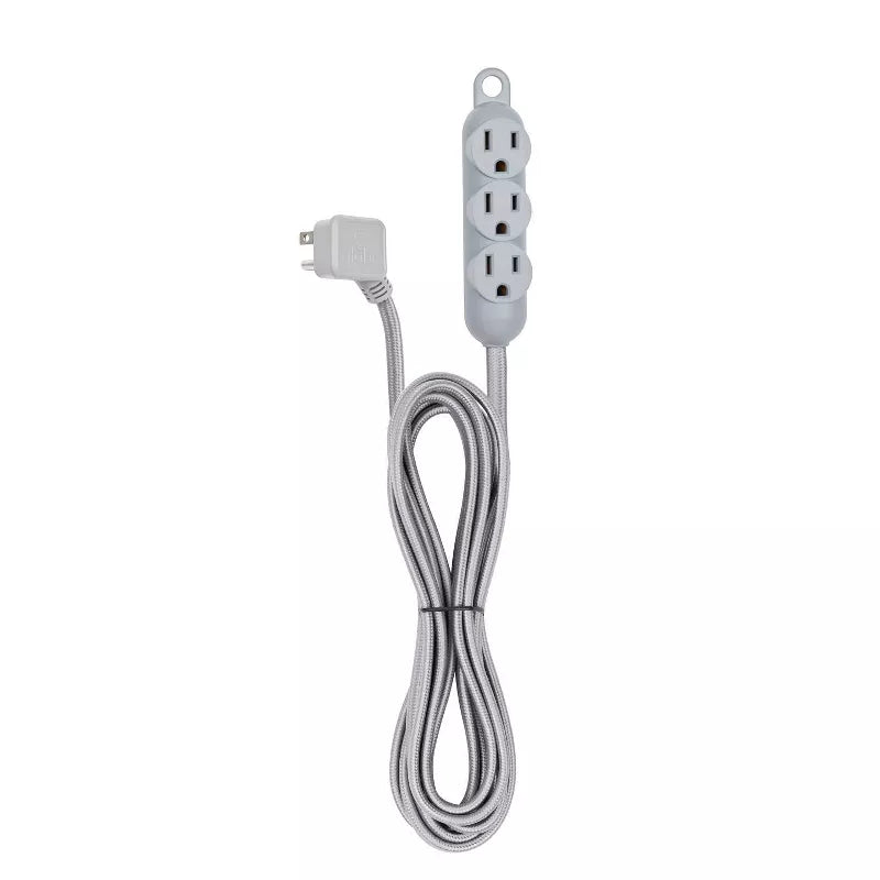 3 Outlet Extension Cord Gray, final cut