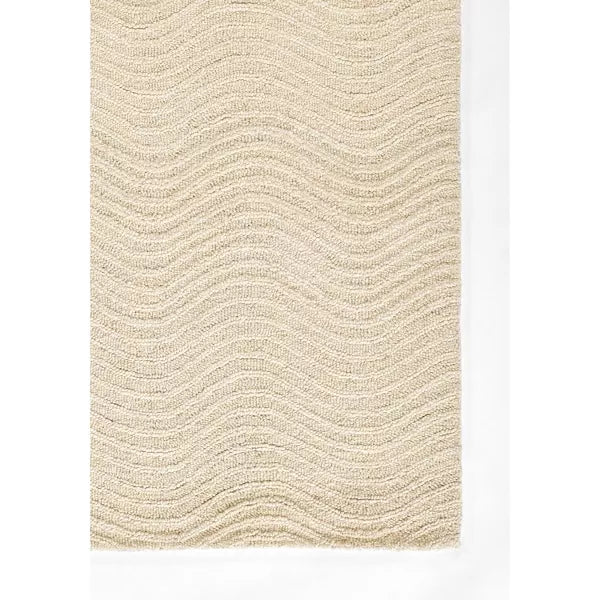 Archer Omorose Geometric Handtufted Rug Ivory 2'x3'