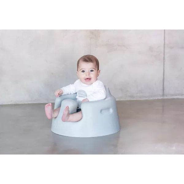 Baby Infant Soft Foam Comfortable Floor Booster Seat Supportive Chair with 3 Point Adjustable Safety Buckle Strap Harness