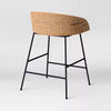 Landis Woven Backed Counter Height Barstool with Cushion