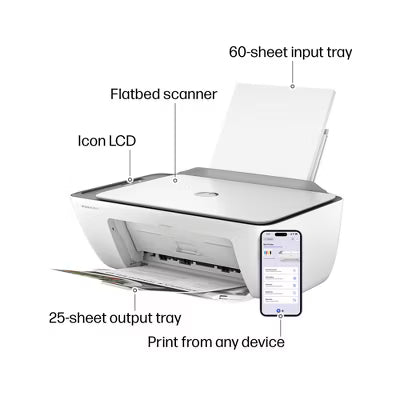 DeskJet Wireless All-in-One Color Printer Scanner Copier