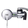 PLUS Faucet Horizontal Mount Water Filtration System Chrome: Best Sink Filter, Lead & Mercury Removal, Easy Install