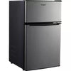 Mini Refrigerator Stainless Steel: Energy Star Certified Dorm Fridge, Reversible Door, 2 Shelves