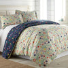 Boho Bloom Oversized Reversible Comforter Set - Twin/Twin XL