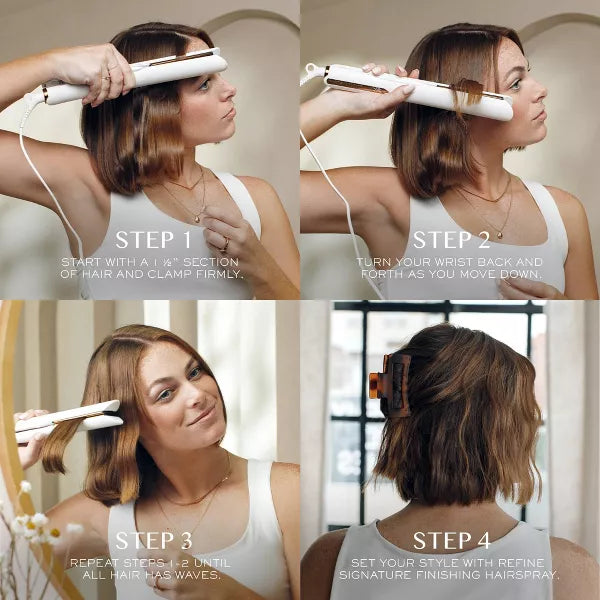 Flat Iron Hair Straightener and Curler