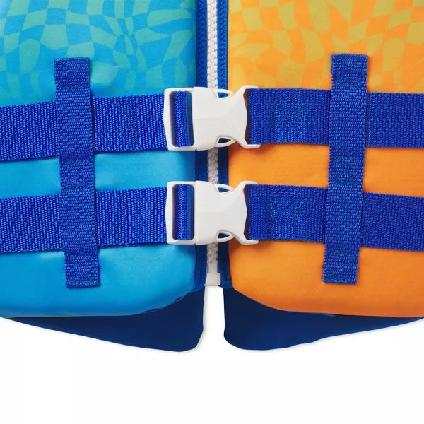 Youth Life Jacket Vest - Checkered