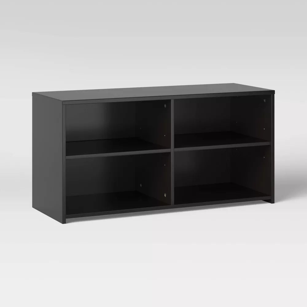 Storage TV Stand Black – Salvage & Co Indy