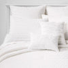 8pc Clipped Jacquard Geo Circle Comforter Bedding Set White
