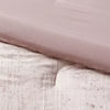 3pc Luxe Distressed Crinkle Velvet Comforter and Sham Set - King