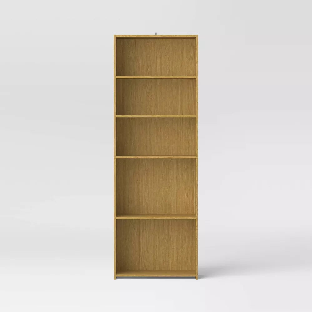 5 Shelf Bookcase Natural