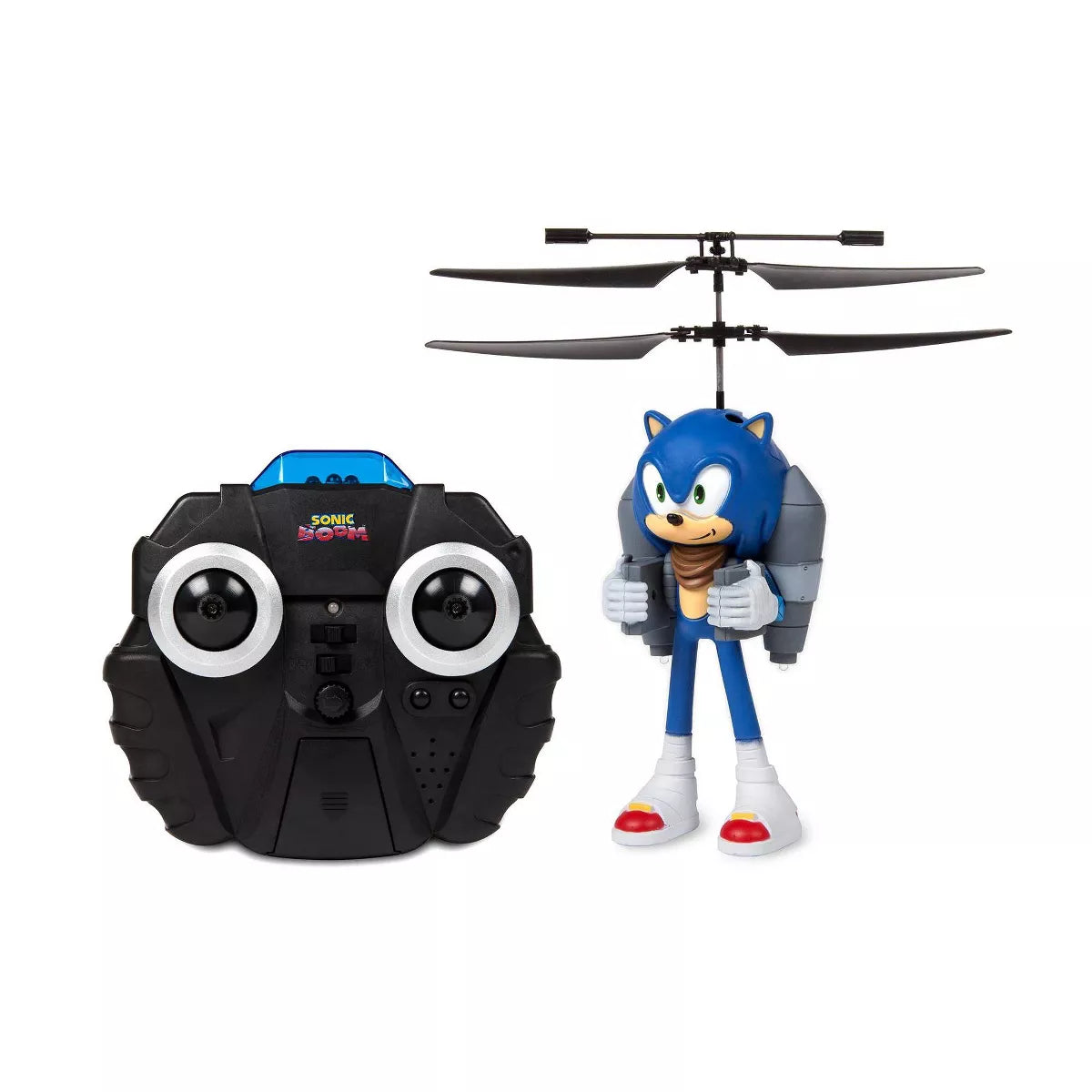 Sonic Boom Sonic Channel IR Jetpack Flying Figure Helicopter