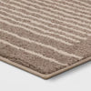 Washable Knitted Stripe Accent Rug 2'6