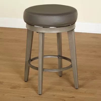 1-Piece Linden Swivel Counter Height Barstools