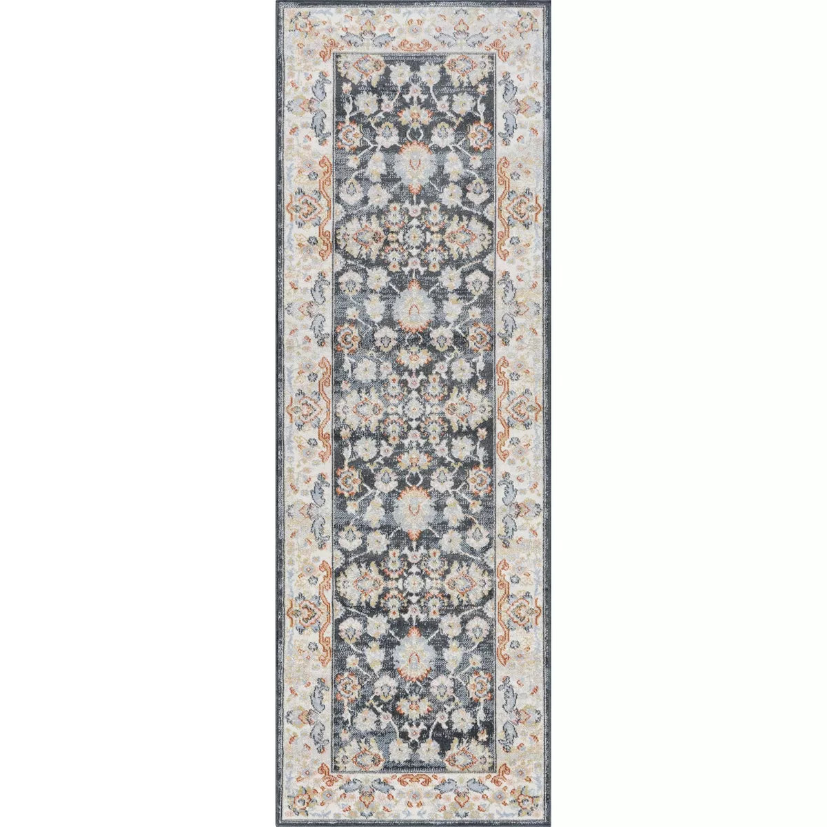 2' 8" x 8' Nuloom Breigh Medallion Bordered Runner SHOWROOM ITEM